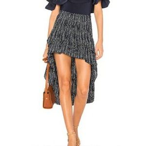 MISA high low skirt